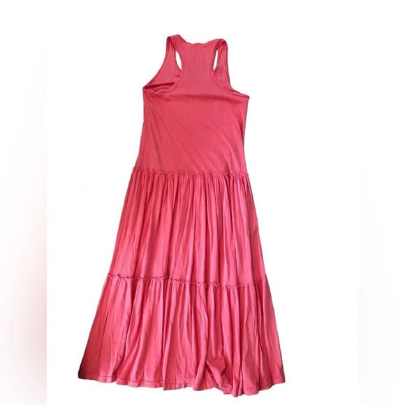 Sundry Tiered pink casual and comfy midi dress from Anthropologie size xs - Picture 4 of 4